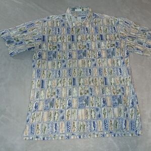 Vintage Burma Bibas short-sleeve shirt 100% cotton